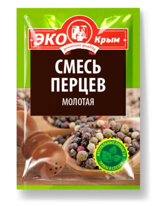 Смесь перцев молотая «ЭКОКрым» 10г