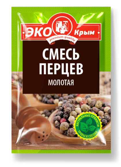 Смесь перцев молотая «ЭКОКрым» 10г