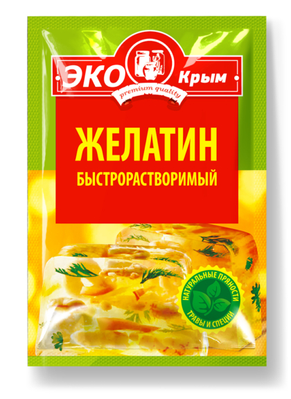 Желатин быстрорастворимый «ЭКОКрым» 10г