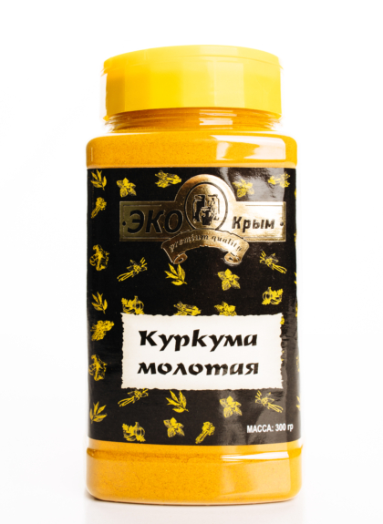 Куркума молотая 300гр ТМ ЭкоКрым ХОРЕКА ПЭТ