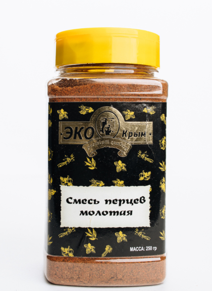 Смесь перцев молотая 250гр ТМ ЭкоКрым ХОРЕКА ПЭТ