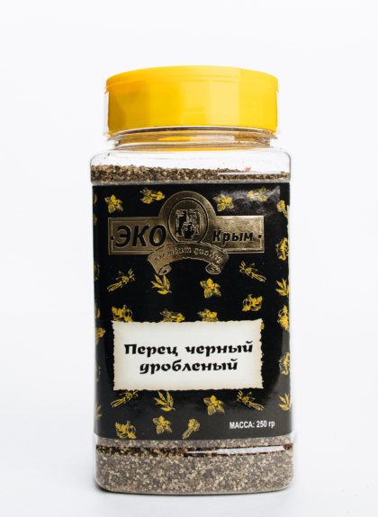 Перец черный дробленный 250г ТМ ЭкоКрым ХОРЕКА ПЭТ
