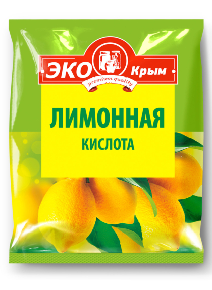 Лимонная кислота «ЭКОКрым» 100г