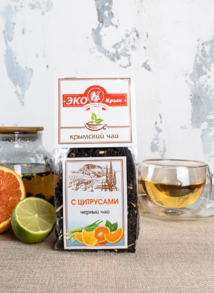 Чай черный с цитрусами