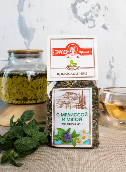 Травяной чай с мелиссой и мятой