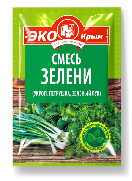 Смесь Зелени (укроп, петрушка , зеленый лук) «ЭкоКрым» 10г