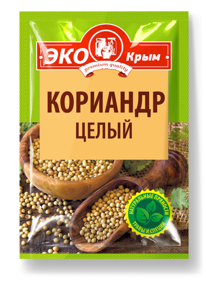 Кориандр целый «ЭКОКрым» 10 гр